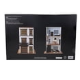 thumbnail image 4 of Make Market DIY Miniature Townhome Kit, 1:12 Scale Unfinished Plywood House, Natural, 30" Height, 21-Piece Set, 4 of 7