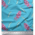 thumbnail image 1 of Soimoi Polyester Crepe Fabric Wildflower Floral Print Fabric by The Yard 42 Inch Wide, 1 of 1