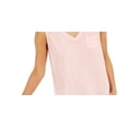 thumbnail image 3 of Style & Co Women's Chest-Pocket Burnout Top Pink Size Medium, 3 of 3