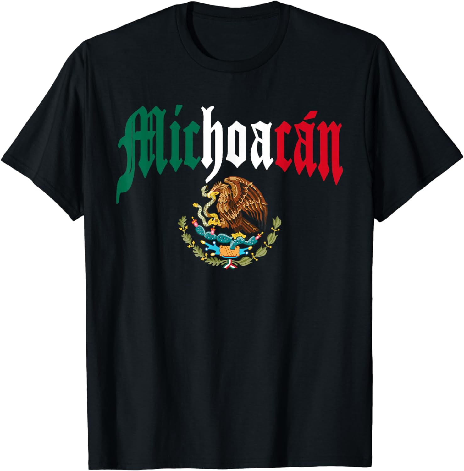 Michoacan Mexico Mexican Flag Estado T-Shirt