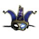 thumbnail image 5 of Máscara de Mardi Gras de Halloween, cubierta facial, máscara de Cosplay de Halloween, vestido elegante creativo, máscara facial para adultos, máscara Azul Yinane Cubierta facial de Mardi Gras, 5 of 8