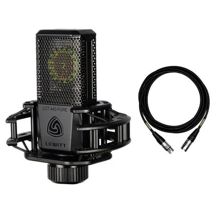 Lewitt LCT-440 Pure Microphone Bundle with Premium 15-foot XLR Mogami Cable