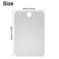 thumbnail image 2 of 1 Pcs Silver 20x30cm Bathroom Wall Mirror Acrylic Hangable Shaving Mirror Wall Mounted Mirrors for Bedroom Living Room, 2 of 12
