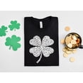 thumbnail image 2 of Leopard Shamrock Sweatshirt, Saint Patricks Day Shirt, Dalmatian Clover Sweatshirt, Irish Flower Shirt, Lucky Tee, St Patty T-shirt 1678483455, 2 of 4