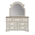thumbnail image 4 of Liberty Furniture Industies, INC Magnolia Manor 7 Drawer Dresser in Antique White, 4 of 15