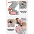 thumbnail image 2 of Guantes de gimnasio de fitness Yuarrent medio dedo levantamiento de pesas almohadilla de palma equipo de culturismo Negro/M, 2 of 6
