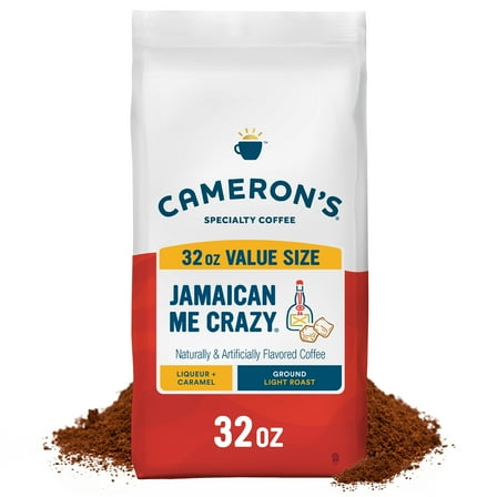 Cameron's Coffee Jamaican Me Crazy Light Roast Ground Coffee - 32oz
