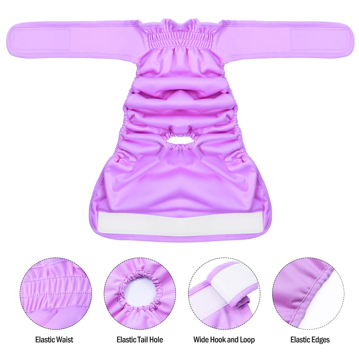 UKCOCO Dog Diaper Pet Female Dog Diaper 2Pack Cotton Incontinence Protection