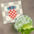 thumbnail image 2 of Croatia Coat Of Arms 4'' X 4'' Square Wooden Coaster, 2 of 3
