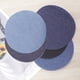 thumbnail image 3 of 5 uds., Pegatina de mezclilla para el codo, parches para la rodilla, calcomanía de tela, parches redondos de reparación para jeans, camisa, suéter (5 colores), 3 of 5
