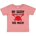 thumbnail image 3 of Inktastic Daddy Loves Me Childs Crab Boys or Girls Baby T-Shirt, 3 of 5