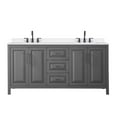 thumbnail image 7 of Wyndham Collection Wcv252572d-Qtz-Us3mxx Daria 72" Free Standing Double Basin Vanity Set -, 7 of 7