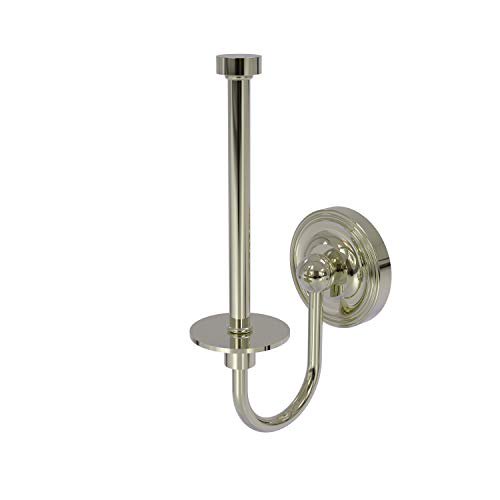 Allied Brass R-24U-PNI Regal Collection Upright Tissue Toilet Paper Holder, Polished Nickel