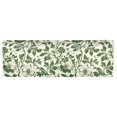 thumbnail image 6 of Yayeee Kitchen Valance Rod Pocket 54" x 18" Living Room Window Curtain, Green Floral, 6 of 6