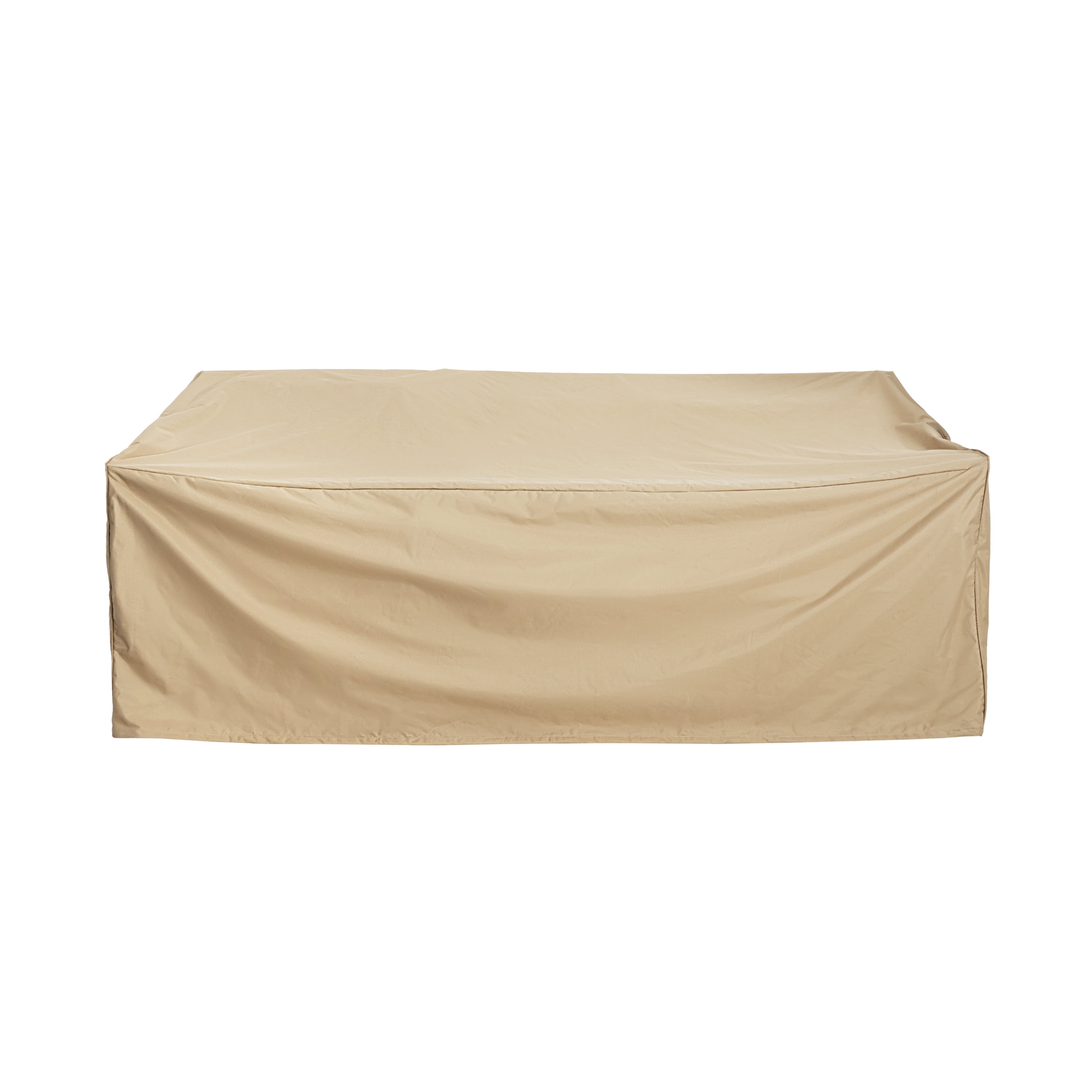 SHIELD Outdoor 3 Seater Patio Sofa Cover - Beige Durable Weather-Resistant Fabric, 88" L x 36" W x 35" H - Protects Garden Furniture from Sun, Rain &amp; Wind
