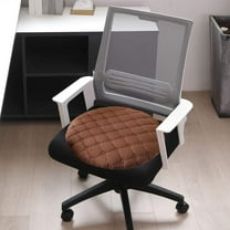 YIMWNYI Round Plush Cushion for Chair, Ergonomic Seat Cushion, Comfort and Support for Office, Gaming, and Car Seats, Pain Relief and Posture Improvement, Stylish Design for Any Decor