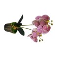 thumbnail image 3 of Orquídea artificial en maceta, simulación de flores, decoración floral, tela, orquídea falsa con maceta, rosa seitruly HA7708-04B, 3 of 6