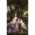 thumbnail image 3 of Sir Joshua Reynolds 13x18 Black Modern Framed Museum Art Print Titled - Lady Elizabeth Delme and Her Children (1777-1779), 3 of 5