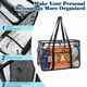 thumbnail image 4 of Bolso de Playa Transparente Fammart para Mujer Grande Tipo Tote Impermeable, 4 of 8