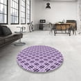 thumbnail image 3 of Ahgly Company Indoor Rectangle Patterned Bright Grape Purple Area Rugs, 5' x 8', 3 of 6