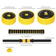 thumbnail image 2 of CoSoTower Dumbbell & Barbell Adjustable Set 66lbs Plate Bar Clamp Rod for Strength Training, Full Body Workout, Muscle Building Home Gym Sports Area Exercise Ergonomic, 2 of 7