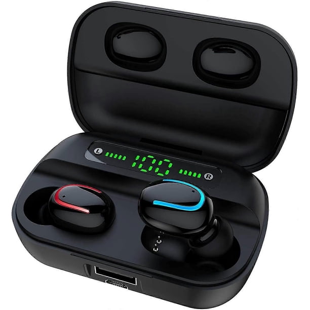 Wireless Earbuds, Headphones Wireless Immersive Bass Bluetooth 5.0 Headphones with Noise Cancelling