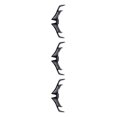 thumbnail image 4 of Langgg Motorcycle Front Fairing Plastic Parts Replacement R15 for V3 Black 15.75x3.74 Inch 3Set, 4 of 6