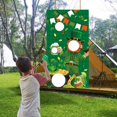 thumbnail image 3 of Divertido juego de lanzamiento, pancarta temática reutilizable, bolsa de arena colgante, juego de lanzamiento, pancarta para niños y adultos, juguete Bebidas shamjiam Juguetes para lanzar sacos de arena, 3 of 6