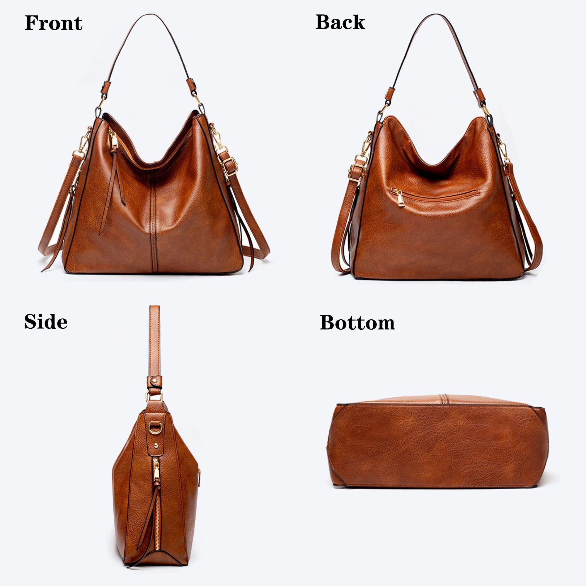 Ablanczoom Crossbody Bag Womens Purse Handbags Large Capacity Messenger Shoulder Bags Women Soft Leather