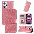 thumbnail image 4 of Funda tipo cartera GANGXUN para Xiaomi Redmi Note 12 Pro 5G , diseño girasol, cuero PU, soporte, cierre magnético, tarjetero, 4 of 5