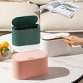thumbnail image 4 of Wweixi 1/2/3/5 Innovative For Effortless Waste Management Desktop Trash Can Lightweight Tiny Press Type Garbage Can light wine red 1 Pc, 4 of 6