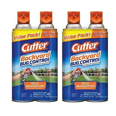 Cutter Backyard Bug Control Outdoor Fogger, 2-16 Ounce, 4 Count