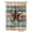 Blue Brown, variant on Boanket Polyester Fabric Texas Star Shower Curtain, Country Teal Brown Farmhouse Wooden Waterproof Bathtub Curtain Bathroom Decor Set with Hooks 36 x 72 Inches,