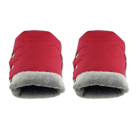 

Kitchen Mitts Oven Mits Oven Mitt Baby Stroller Gloves Winter Pram Hand Muff Waterproof Pram Accessory Red