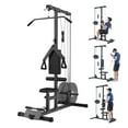 thumbnail image 2 of Luku LAT Pull Down Machine with High and Low Pulley Station, LAT Row Cable Machine with Adjustable Legs Support, Heavy Duty Back Exercise Equipment for Home Gym Strength Training, 2 of 6