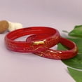 thumbnail image 2 of Efulgenz Fashion Indian Bollywood Peacock Acrylic Resin Bracelet Bangle Set Jewelry, 2 of 5