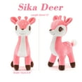thumbnail image 2 of Lazada Sika Deer Stuffed Animal Toys Plush Christmas Deer Christmas Decoration Christmas Toy Pink 12, 2 of 9