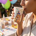 thumbnail image 4 of Cat Theme Paper Cups, 10 Pack 9 oz Disposable Kitten Party Drinkware for Pet Birthdays and Animal Themed Events, 4 of 7