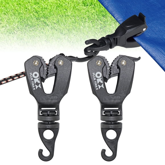 Pinzas para Lona ORXPLUS TOOLS de una mano con gancho para camping