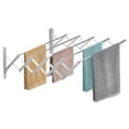 thumbnail image 1 of Wall Mounted Clothes Drying Rack, Extendable Stainless Steel Towel Rack, Retractable Laundry Drying Rack, Wall Mounted Clothes Airer for Bathroom Kitchen Home Balcony, 1 of 6