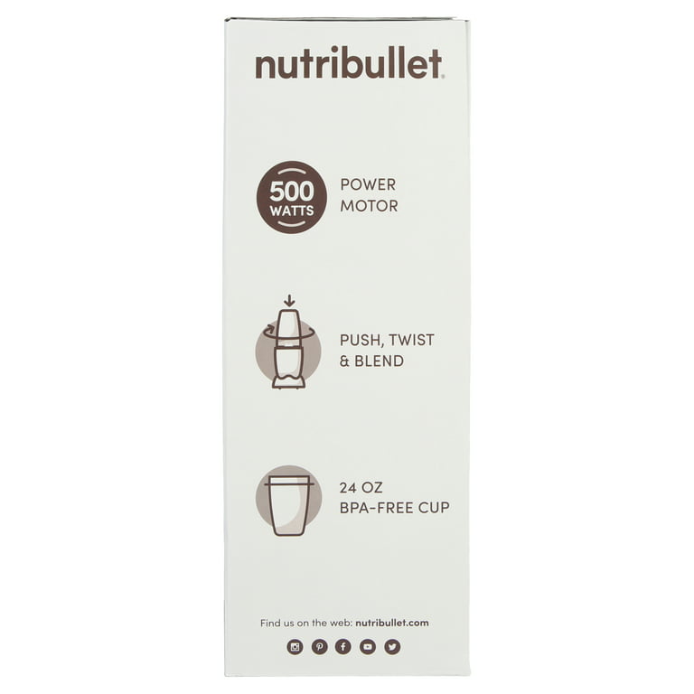nutribullet® 500 Watt Personal Blender 24 oz. 3pc, Gloss Periwinkle 