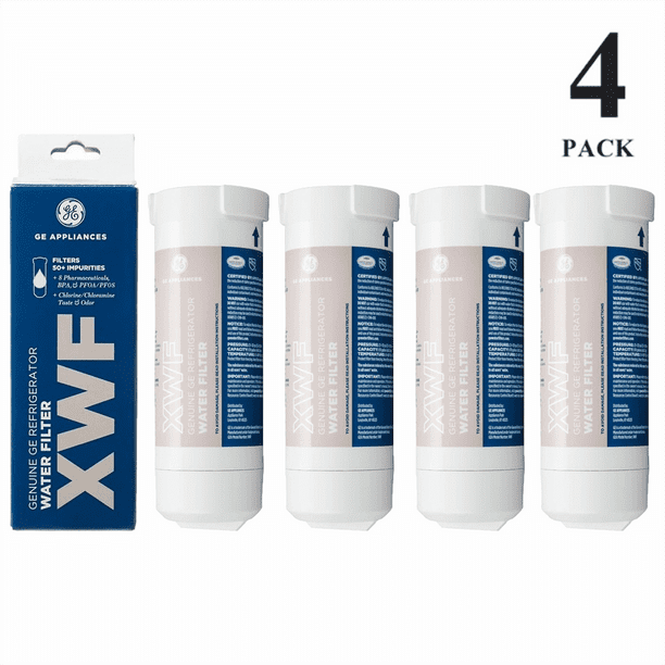 4 Pack XWF Replacement XWF Appliances Refrigerator Water Filter (Not