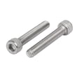 thumbnail image 2 of M6 x 35mm Thread 304 Stainless Steel Hex Socket Head Cap Screw Bolt DIN912 12pcs, 2 of 2