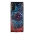 thumbnail image 1 of DistinctInk Clear Shockproof Hybrid Case for Galaxy S20 ULTRA / 5G (6.9" Screen) - TPU Bumper, Acrylic Back, Tempered Glass Screen Protector - Purple Blue Pink Rosette Nebula - Astronomy, 1 of 2