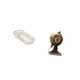 thumbnail image 5 of Bandeja de almacenamiento,Bandeja rectangular para servir,ideal para frutas y postres.,Bandeja decorativa multifuncional para el hogar,Figura de escritorio,Reloj de mesa con figura de globo, 5 of 8