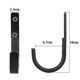 thumbnail image 3 of Soporte horizontal para armas de metal resistente, colgador de pared para rifles, arcos de tiro con arco y espadas con acolchado suave., 3 of 5