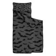 thumbnail image 2 of Bat Silhouette Halloween Pattern Toddler Nap Mats for Kids Preschool,50"x20" Sleeping Mat Bag or Kids,Toddler Sleeping Bag,Toddler Nap Mat or Daycare, 2 of 6