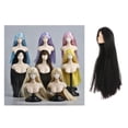 thumbnail image 4 of KLKCMS 1/6 Scale Female Head Sculpt Model Unpainted with Normal Skin Black, 4 of 9