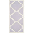 thumbnail image 4 of SAFAVIEH Cambridge Justine Geometric Wool Area Rug, Lavender/Ivory, 2'6" x 4', 4 of 11