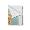 thumbnail image 2 of Giraffe Soft Flannel Fleece Throw Blanket, Childish Hand Drawn Animal Cartoon Kids Nursery Safari Playroom Baby Doodle, Cozy Plush for Indoor and Outdoor Use, 50" x 70", Multicolor, by Ambesonne, 2 of 6